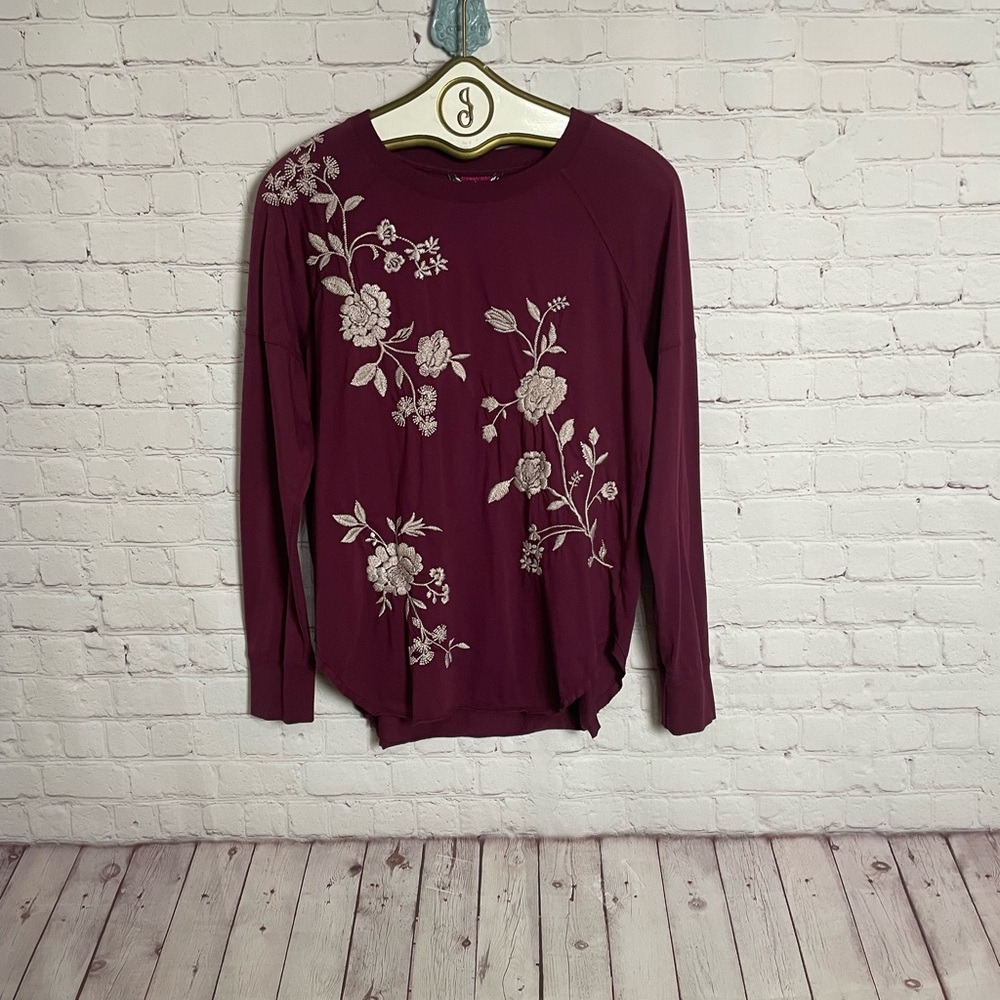 Johnny Was Vixie Raglan L/S Top NWT